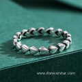 Gold Plated Personality Bulk Sterling Silver Heart Ring